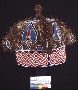 Royal beaded crown with floral and wisdom knot motif 242844: Royal beaded crown with floral