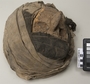 7413 false head of mummy bundle [with wood mask]