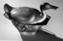117791: Pewter dish for serving duck