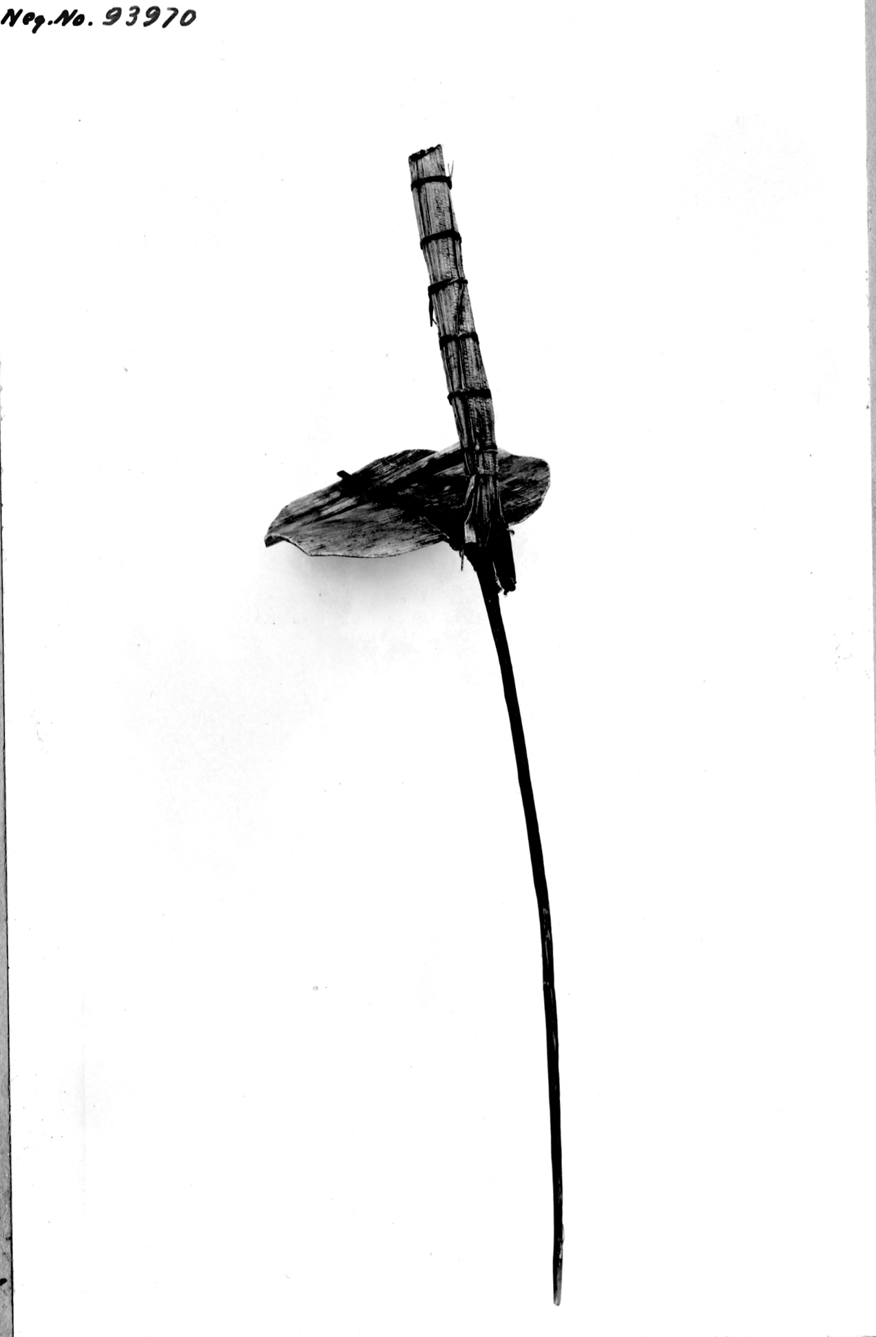 Torch holder used while hunting for frogs. 