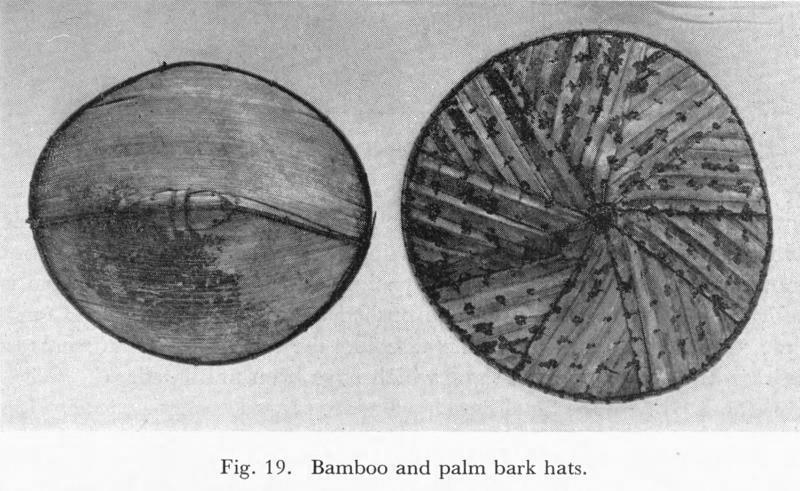 Pandanus, rattan man's hat 